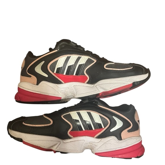 adidas Black and Red Athletic Shoes - Picture 1 of 7